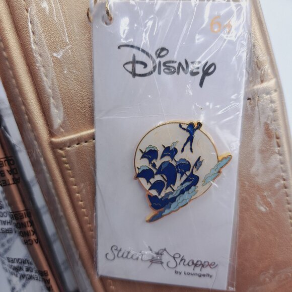 Retired Disney Loungefly Stitch Shoppe Peter Pan Tinker Bell Lantern Crossbody - Picture 5 of 15